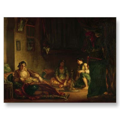 Mujeres de Argel en un interior, 1849, Eugene Delacroix
